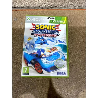 Sonic & All-Stars Racing Transformed (Xbox 360, 2012) Sega PAL Video Game - CIB - Image 1 of 4