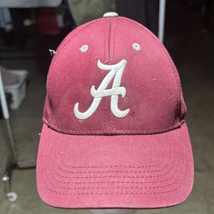 Alabama Crimson Tide Football Adjustable Football Ball Cap Hat, Big A Logo. - Picture 1 of 7