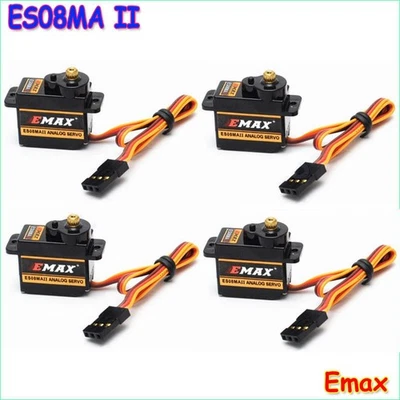 EMAX ES08MA II 12g Mini Metal Gear Analog Servo for RC Robotics Plane Wing Car - Image 1 of 3