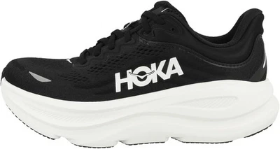 HOKA Women's Bondi 9 Sneaker 8, Black/White  - Image 1 of 4