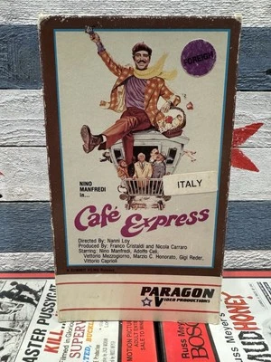 Cafe Express VHS Italian Comedy Paragon Video Italian, English Dubbed - RARE! - Image 1 of 4