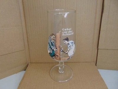 Prayer before Battle - Funny Glass - Gebet Vor Der Schlact German Naughty - - Image 1 of 4