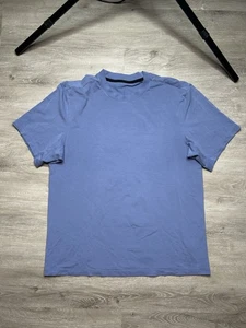 Lululemon EasySet Training Short-Sleeve Shirt Blue Twill - Picture 1 of 4