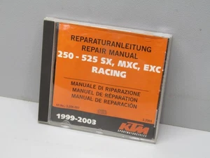 1999-2003 KTM 250-525 SX MXC EXC RACING  REPAIR MANUAL DVD - Picture 1 of 2