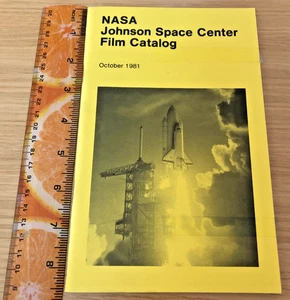 vtg 1981 Catalog: NASA Johnson Space Center Film Catalog * Oct. 1981 - Picture 1 of 11