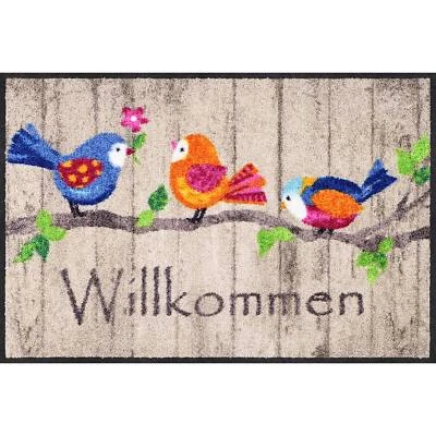 Salonloewe Birds Wood Fußmatte 50 x 75 cm - Bild 1 von 4