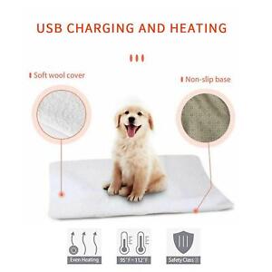 Pet Heating Pads Cat Dog Electric Heat Mats Heated Dog Whelping 4K9G Beds A4P2