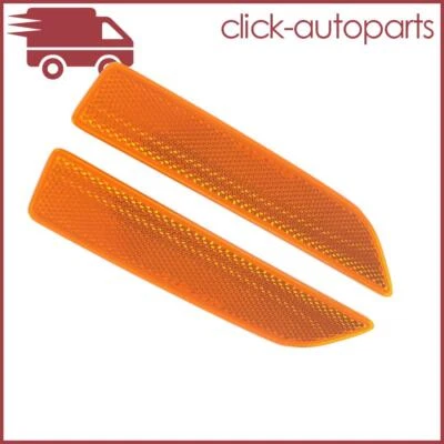 2X Front Left & Right Side Bumper Cover Reflector Fit For 2007 - 2010 BMW X3 E83 Foto 1 de 4