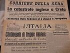 Ww2 1941 - Battle Of Crete - Heraklion -  Original Corriere Della Sera