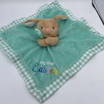 Милые атласные погремушки в клетку Baby Starters My First Easter Bunny Rabbit Security - Изображение 1 из 4