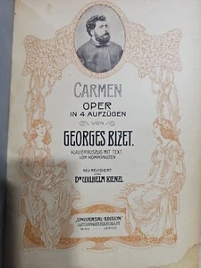 Carmen Musik von Georges Bizet 1875 Music Sheets - Picture 1 of 14
