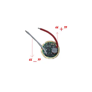 Placa de circuito controlador de linterna monomodo 3.7V-18V 2A 17MM para bombilla LED 10W - Imagen 1 de 2
