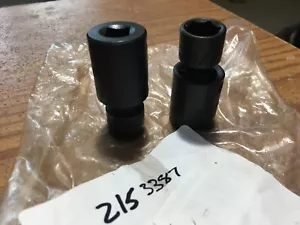 (2) Proto® - 3/8"Drive 1/2" 6pt Black Oxide Standard Universal Impact Socket - Picture 1 of 2
