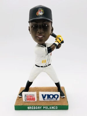 WV Power Gregory Polanco SGA Bobble PIRATES SGA WEST VIRGINIA POWER BOBBLE - Image 1 of 4