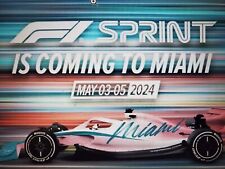 2024 Formula 1 F1 Miami Grand Prix 1 Day Pass CAMPUSS PASS ACCESS SAT 5/4 Ticket