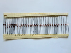 New 1/8 Watt Carbon Film 5% Resistors, Quantity, 100, choice of values - Picture 1 of 2