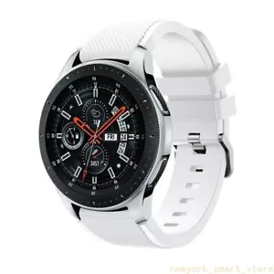 US For Samsung Galaxy Watch 3 45mm R840 46MM S3 Sport Silicone Watch Band Strap - Picture 1 of 34