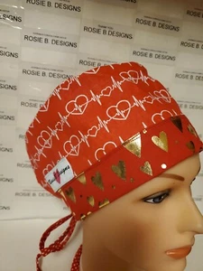 HEART BEATS/HEROES NURSES/pixie Euro cap/Rn's, Dr's,medical staff - Picture 1 of 3