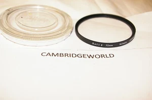 NIKON 72mm SOFT 2 SOFT FOCUS SCREW in LENS with NIKON FILTER CASE - Picture 1 of 1