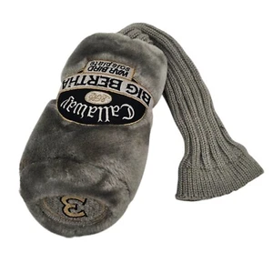 CALLAWAY BIG BERTHA WAR BIRD SOLE PLATE S2H2 FAIRWAY 3 WOOD HEADCOVER SILVER - Picture 1 of 6
