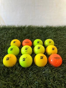 Recycled Mix of Colored Bridgestone Golf Balls, 12 Count, **FREE SHIPPING** - Picture 1 of 2