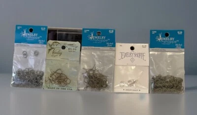 Conjunto de 5 suministros para hacer joyas de joyería y moda vintage sin níquel Foto 1 de 4