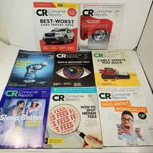 8 Consumer Reports LOT Auto Issue 2019 Bottled Water Mattress TV Appliances CBD - Picture 1 of 10