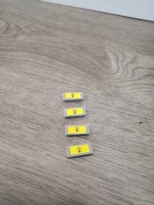 2013 Monopoly Empire Game Replacement Parts Pieces - 4 Electric Tiles - Image 1 of 2