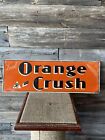 Vintage Orange Crush Sign Advertising Orange Crush Embossed Tin Sign