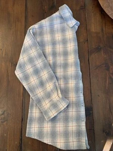 Women’s Pattern Flannel Grey/white/orange Size Medium - Picture 1 of 5