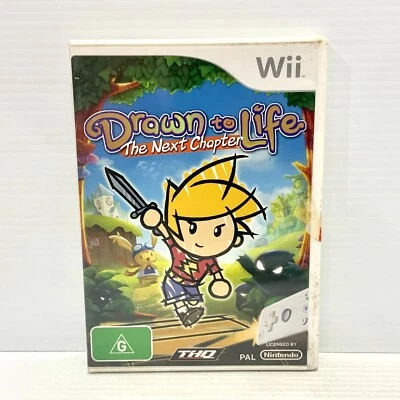 Drawn to Life: The Next Chapter + Manual - Nintendo Wii - Tested & Working - Image 1 of 4