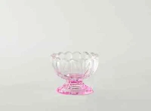 SGI Soka Gakkai buddhistische Ware rosa Glas für buddhistische Altäre - Bild 1 von 9