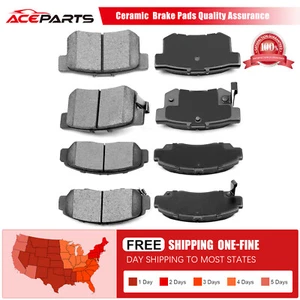 KIT PASTILLAS FRENO DELANTERO Y TRASERO SEMIMETÁLICO PARA HONDA ACUERDO ACURA TSX CSX 3.0L - Imagen 1 de 8