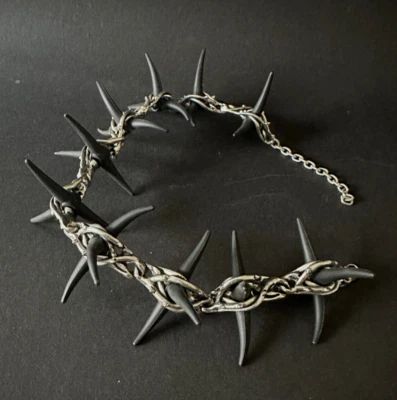 Collana Choker Black Thorn ALCHEMY GOTHIC - Immagine 1 di 4