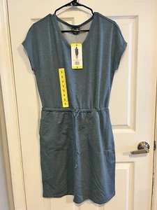 32 Degrees Cool Ladies' Soft Lux Dress, Heather Porcelain Blue SMALL NWT - Picture 1 of 5