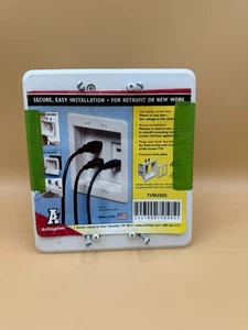 Arlington TVBU505 Recessed Electrical Box, Two-Gang TV Box N.O.B. - Picture 1 of 5