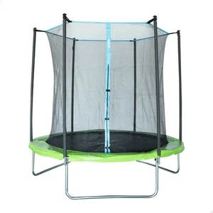 Cama Elástica Infantil con Red de Seguridad Aktive 244 x 239 x 244 cm Ø 244 c - Imagen 1 de 6