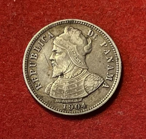 Panama 10 Centesimos 1904 Silver Coin KM#3 T6752 - Picture 1 of 2