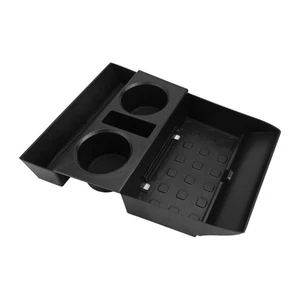 Avoid Clutter with Center Console Cup Holder Tray for Hyundai Santa Fe 2024+ - Picture 1 of 23