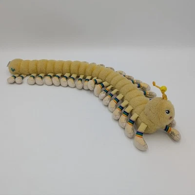 Vintage Lots-a-lots-a Leggggs Commonwealth Caterpillar Plush 40 Legs - Image 1 of 4