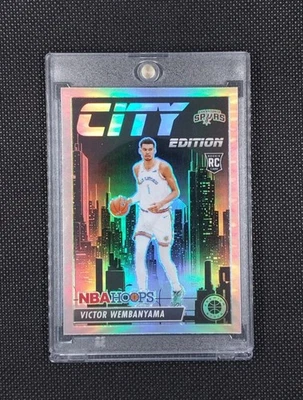 罕见新秀维克托韦曼尼亚哈洛彩色休克城市版 2023 - 2024 - 马刺 — 第 1/3 张图片