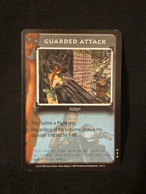 Guarded Attack 098 Tomb Raider Trading Card Game TCG CCG 1999 - Image 1 of 2