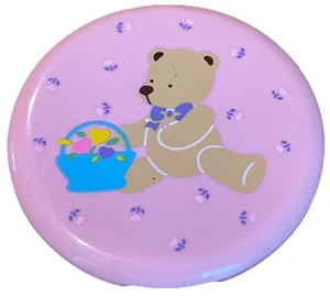 Vintage Sanrio Tweedle Dee Dee Bear Pink Compact Mirror Rare HTF 1990 - Picture 1 of 7