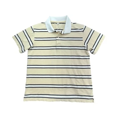 Uniqlo BOYS DRY PIQUE STRIPED SHORT-SLEEVE POLO Shirt Size 13 - Image 1 of 4