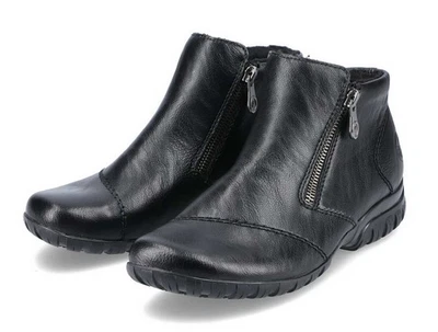 Rieker Stiefelette Schwarz Boot Stiefel Kurzstiefel Extraweit Warm L4663 01