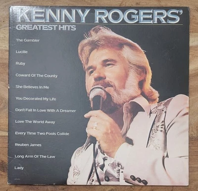 Kenny Rogers–Greatest Hits–1980 Liberty–LOO-1072 Vinyl Record LP - Image 1 of 4