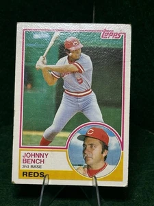 1983 Topps Johnny Bench #60 Cincinnati Reds HOF Legend - Picture 1 of 2