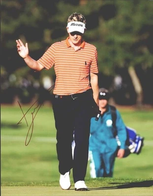 Foto auténtica firmada de golf 11x14 de Luke Donald con certificado autografiado (1325a1) Foto 1 de 2