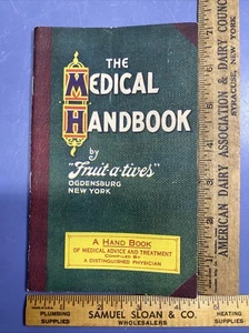 Selten 1921 The Medical Handbook von Fruit-a-tives Ogdensburg NY Broschüre - Bild 1 von 8