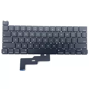 Teclado negro no retroiluminado de repuesto apto para MacBook Pro 13" M1 A2338 2020 - Imagen 1 de 10